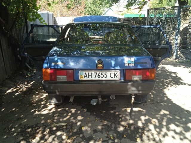 Синий ВАЗ 21099, объемом двигателя 1.5 л и пробегом 300 тыс. км за 1200 $, фото 10 на Automoto.ua