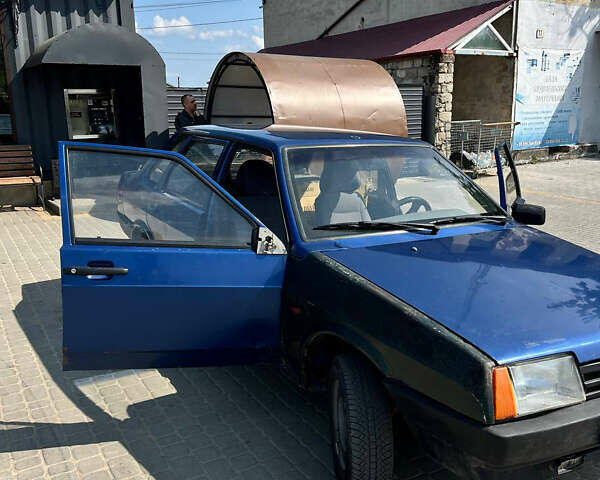 Синий ВАЗ 21099, объемом двигателя 1.6 л и пробегом 163 тыс. км за 1800 $, фото 3 на Automoto.ua