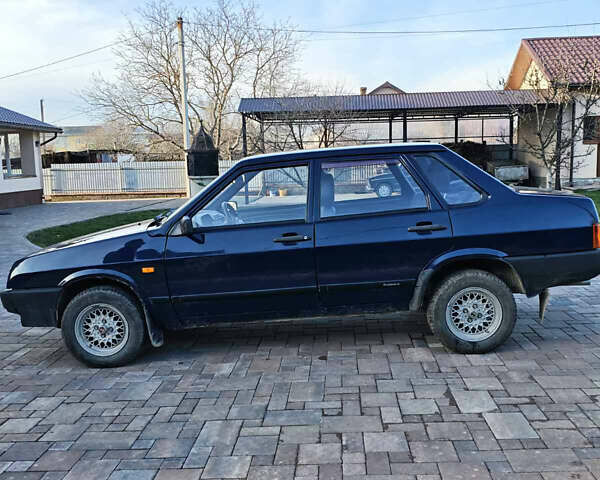 Синий ВАЗ 21099, объемом двигателя 1.6 л и пробегом 120 тыс. км за 2800 $, фото 2 на Automoto.ua