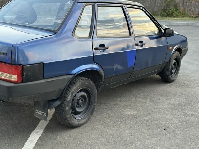 Синий ВАЗ 21099, объемом двигателя 1.6 л и пробегом 188 тыс. км за 1250 $, фото 4 на Automoto.ua