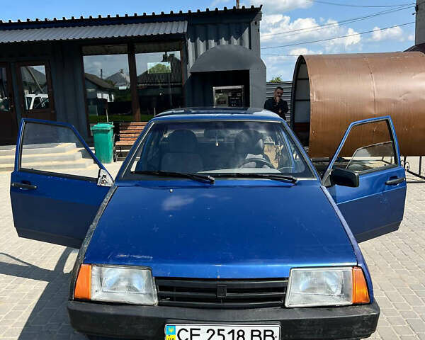 Синий ВАЗ 21099, объемом двигателя 1.6 л и пробегом 163 тыс. км за 1800 $, фото 2 на Automoto.ua