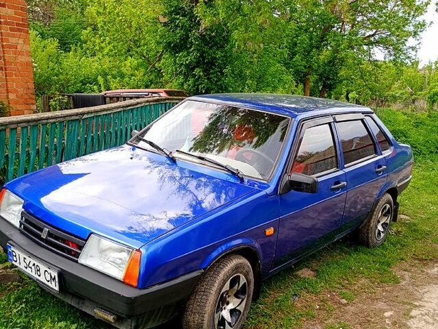 Синий ВАЗ 21099, объемом двигателя 1.6 л и пробегом 250 тыс. км за 1900 $, фото 3 на Automoto.ua