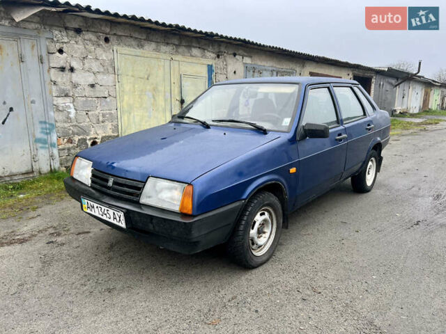 Синій ВАЗ 21099, об'ємом двигуна 1.6 л та пробігом 181 тис. км за 1450 $, фото 1 на Automoto.ua