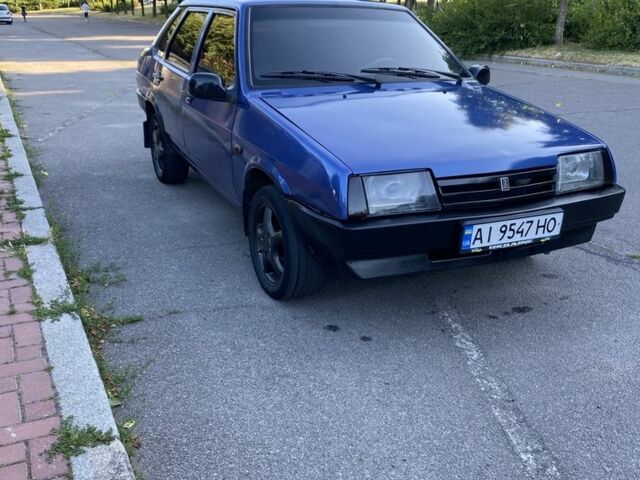Синий ВАЗ 21099, объемом двигателя 1.6 л и пробегом 200 тыс. км за 2200 $, фото 2 на Automoto.ua