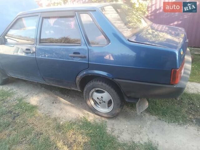 Синий ВАЗ 21099, объемом двигателя 1.6 л и пробегом 199 тыс. км за 1599 $, фото 10 на Automoto.ua