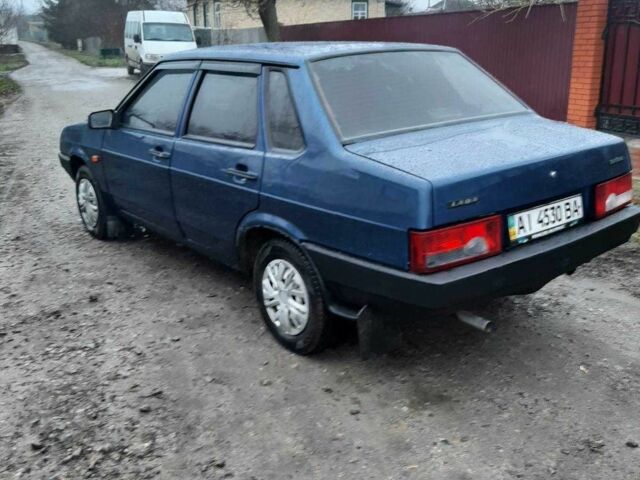 Синій ВАЗ 21099, об'ємом двигуна 1.6 л та пробігом 186 тис. км за 1600 $, фото 1 на Automoto.ua