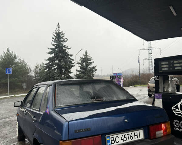 Синий ВАЗ 21099, объемом двигателя 1.6 л и пробегом 100 тыс. км за 1100 $, фото 1 на Automoto.ua
