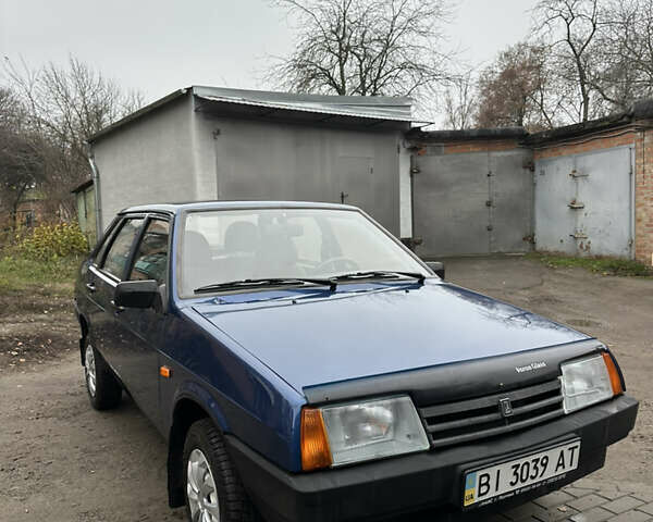 Синій ВАЗ 21099, об'ємом двигуна 1.6 л та пробігом 156 тис. км за 2400 $, фото 2 на Automoto.ua