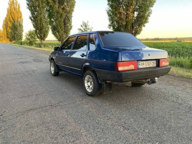 Синій ВАЗ 21099, об'ємом двигуна 1.6 л та пробігом 222 тис. км за 1500 $, фото 4 на Automoto.ua