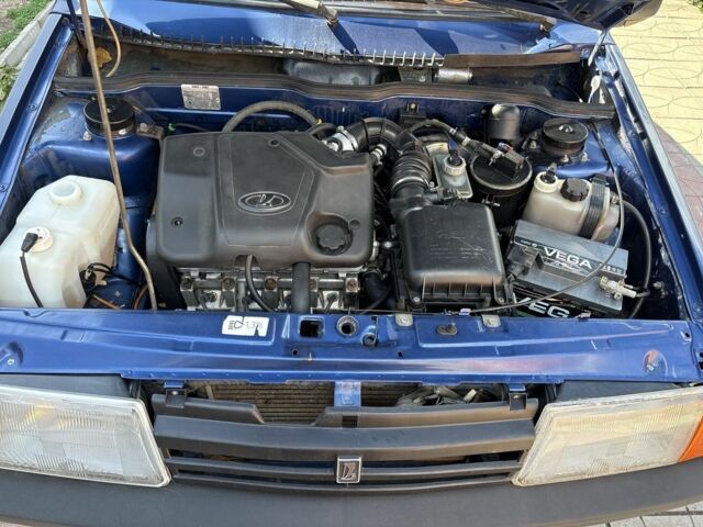 Синий ВАЗ 21099, объемом двигателя 1.6 л и пробегом 160 тыс. км за 2100 $, фото 7 на Automoto.ua