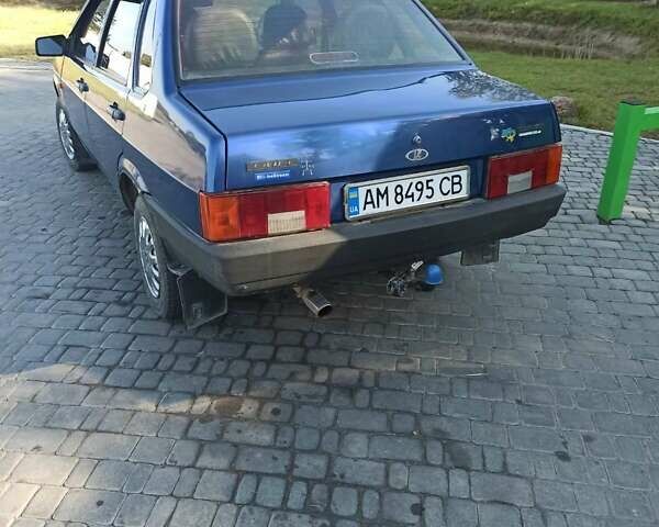 Синий ВАЗ 21099, объемом двигателя 1.6 л и пробегом 130 тыс. км за 2700 $, фото 1 на Automoto.ua