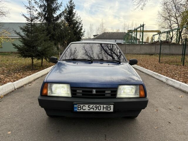Синий ВАЗ 21099, объемом двигателя 1.6 л и пробегом 160 тыс. км за 2100 $, фото 1 на Automoto.ua