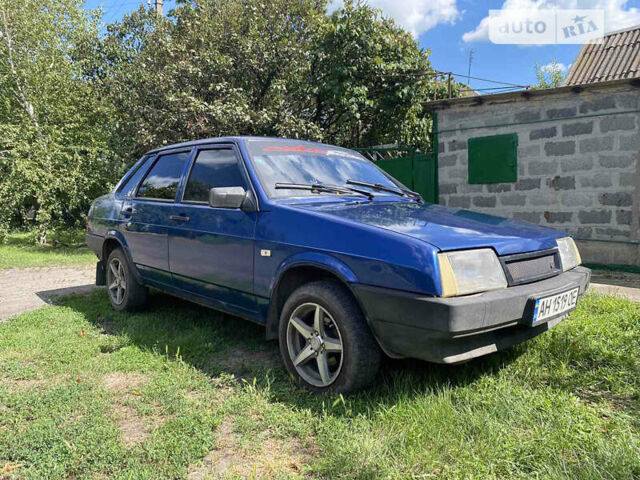 Синій ВАЗ 21099, об'ємом двигуна 1.6 л та пробігом 165 тис. км за 2634 $, фото 4 на Automoto.ua