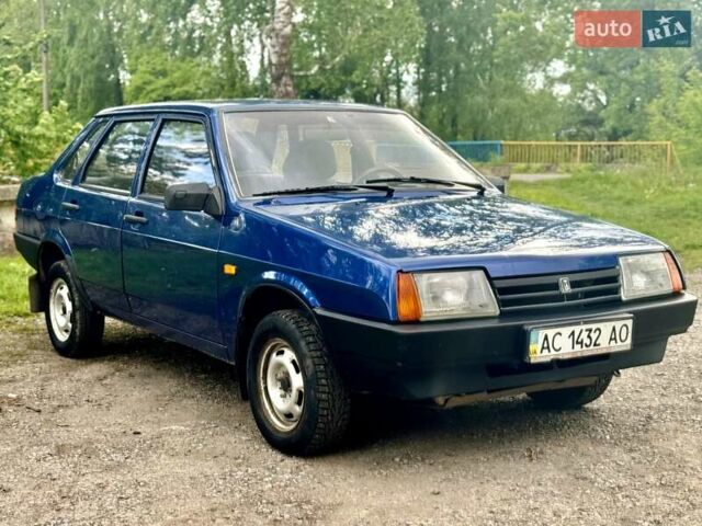 Синий ВАЗ 21099, объемом двигателя 1.6 л и пробегом 107 тыс. км за 2700 $, фото 5 на Automoto.ua