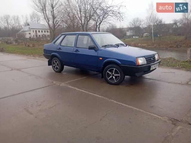 Синій ВАЗ 21099, об'ємом двигуна 1.6 л та пробігом 250 тис. км за 1850 $, фото 1 на Automoto.ua