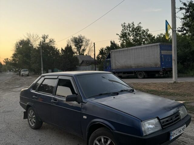 Синий ВАЗ 21099, объемом двигателя 1.5 л и пробегом 104 тыс. км за 1568 $, фото 2 на Automoto.ua
