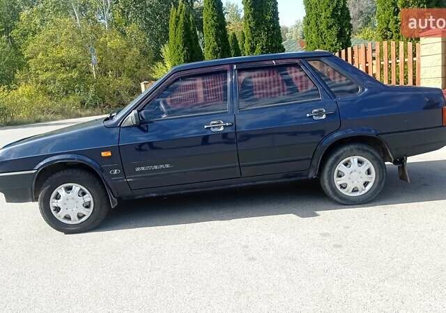 Синій ВАЗ 21099, об'ємом двигуна 1.6 л та пробігом 90 тис. км за 1400 $, фото 1 на Automoto.ua