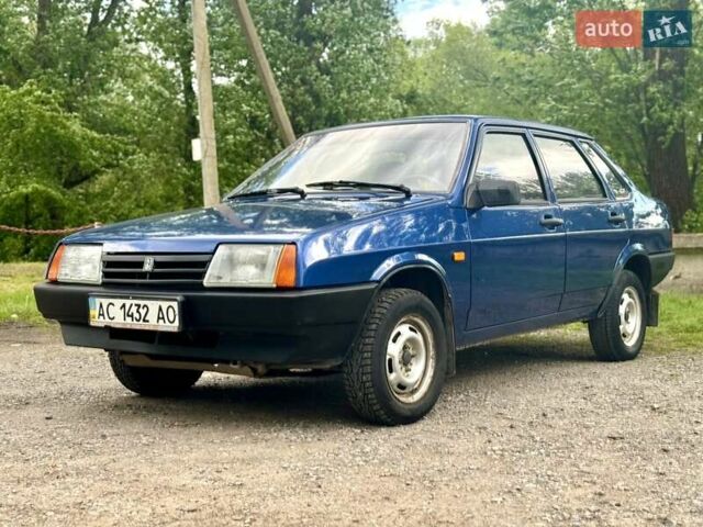 Синий ВАЗ 21099, объемом двигателя 1.6 л и пробегом 107 тыс. км за 2700 $, фото 1 на Automoto.ua