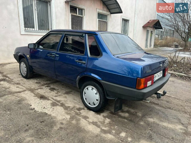 Синий ВАЗ 21099, объемом двигателя 1.6 л и пробегом 150 тыс. км за 2700 $, фото 2 на Automoto.ua