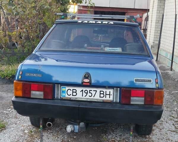 Синий ВАЗ 21099, объемом двигателя 1.6 л и пробегом 204 тыс. км за 2200 $, фото 1 на Automoto.ua