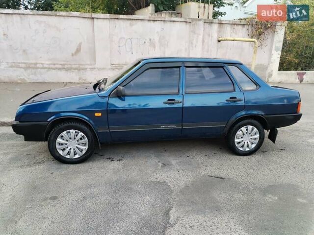 Синий ВАЗ 21099, объемом двигателя 1.6 л и пробегом 149 тыс. км за 2500 $, фото 4 на Automoto.ua
