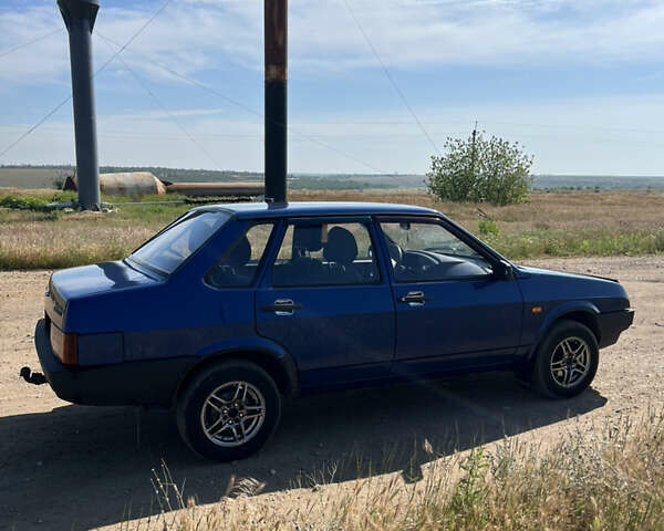 Синий ВАЗ 21099, объемом двигателя 1.6 л и пробегом 266 тыс. км за 2800 $, фото 5 на Automoto.ua