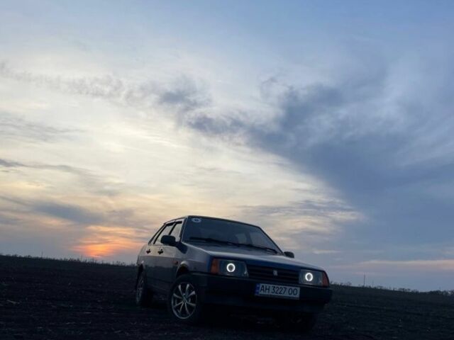Синий ВАЗ 21099, объемом двигателя 1.6 л и пробегом 175 тыс. км за 5000 $, фото 2 на Automoto.ua