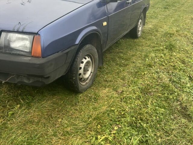 Синий ВАЗ 21099, объемом двигателя 1.6 л и пробегом 150 тыс. км за 1600 $, фото 1 на Automoto.ua