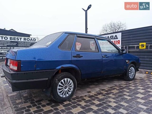 Синий ВАЗ 21099, объемом двигателя 1.6 л и пробегом 330 тыс. км за 1250 $, фото 5 на Automoto.ua