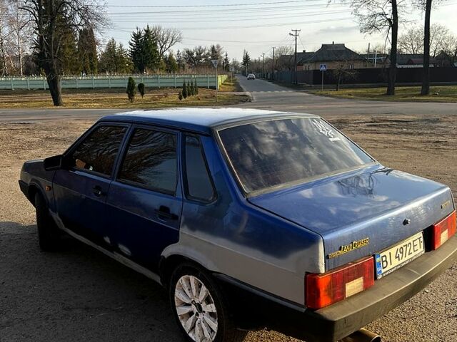 Синий ВАЗ 21099, объемом двигателя 1.6 л и пробегом 265 тыс. км за 1806 $, фото 4 на Automoto.ua
