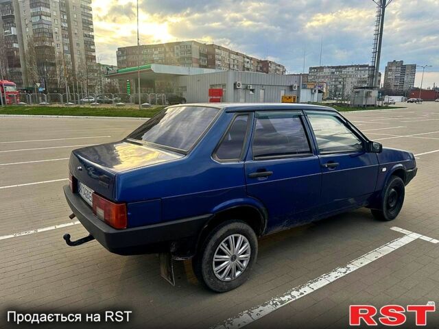 Синий ВАЗ 21099, объемом двигателя 1.6 л и пробегом 350 тыс. км за 1950 $, фото 1 на Automoto.ua