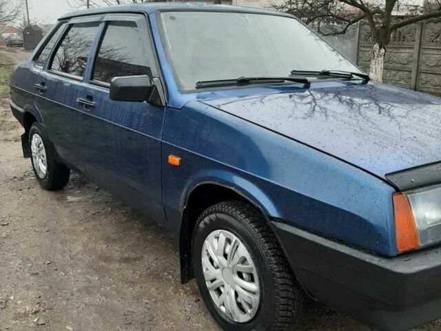 Синій ВАЗ 21099, об'ємом двигуна 1.6 л та пробігом 186 тис. км за 1600 $, фото 7 на Automoto.ua