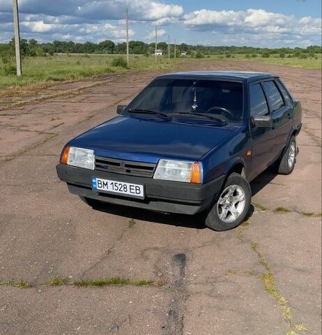 Синий ВАЗ 21099, объемом двигателя 1.6 л и пробегом 135 тыс. км за 2600 $, фото 2 на Automoto.ua