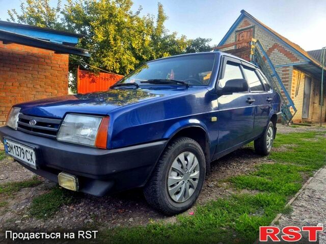 Синий ВАЗ 21099, объемом двигателя 1.6 л и пробегом 258 тыс. км за 2100 $, фото 11 на Automoto.ua