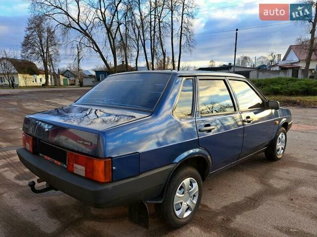 Синий ВАЗ 21099, объемом двигателя 1.6 л и пробегом 224 тыс. км за 2850 $, фото 4 на Automoto.ua