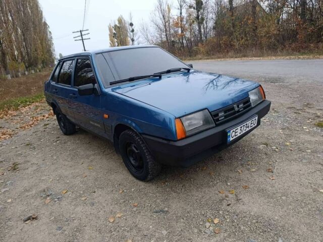 Синий ВАЗ 21099, объемом двигателя 1.6 л и пробегом 200 тыс. км за 2650 $, фото 3 на Automoto.ua