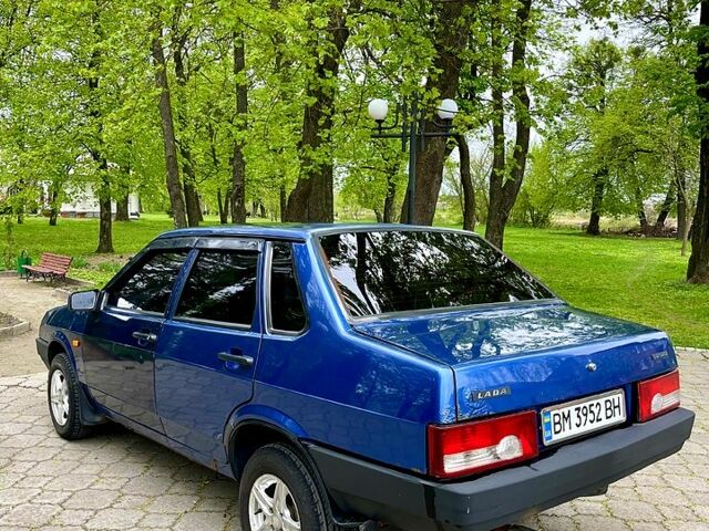 Синий ВАЗ 21099, объемом двигателя 1.6 л и пробегом 220 тыс. км за 1450 $, фото 2 на Automoto.ua