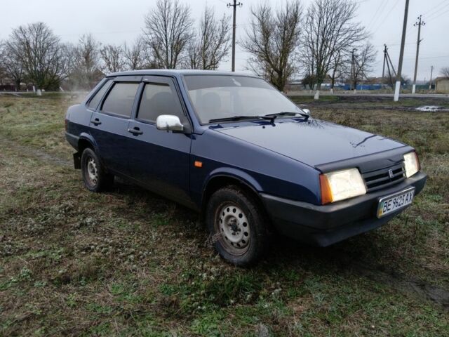 Синий ВАЗ 21099, объемом двигателя 0 л и пробегом 250 тыс. км за 2350 $, фото 2 на Automoto.ua