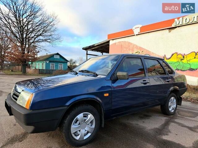 Синий ВАЗ 21099, объемом двигателя 1.6 л и пробегом 224 тыс. км за 2850 $, фото 1 на Automoto.ua