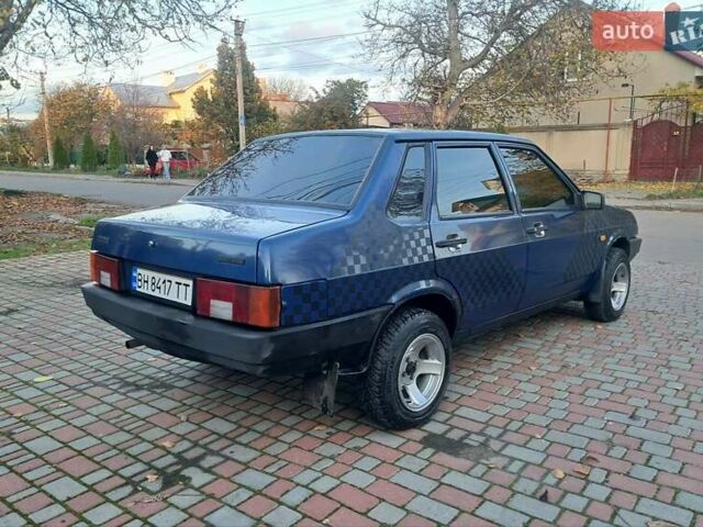 Синий ВАЗ 21099, объемом двигателя 1.6 л и пробегом 193 тыс. км за 2300 $, фото 1 на Automoto.ua
