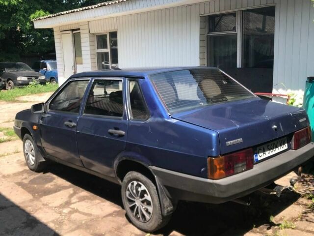 Синий ВАЗ 21099, объемом двигателя 1 л и пробегом 1 тыс. км за 1850 $, фото 1 на Automoto.ua
