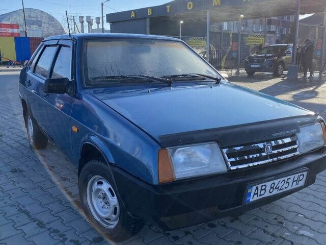 Синий ВАЗ 21099, объемом двигателя 1.6 л и пробегом 180 тыс. км за 1450 $, фото 5 на Automoto.ua