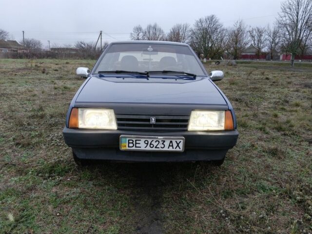 Синий ВАЗ 21099, объемом двигателя 0 л и пробегом 250 тыс. км за 2350 $, фото 1 на Automoto.ua