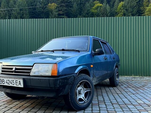 Синий ВАЗ 21099, объемом двигателя 1.6 л и пробегом 230 тыс. км за 1649 $, фото 2 на Automoto.ua