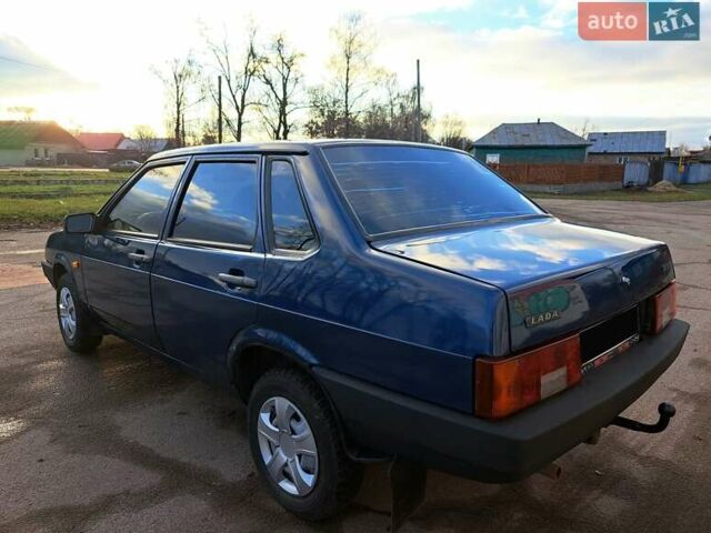 Синий ВАЗ 21099, объемом двигателя 1.6 л и пробегом 224 тыс. км за 2850 $, фото 6 на Automoto.ua