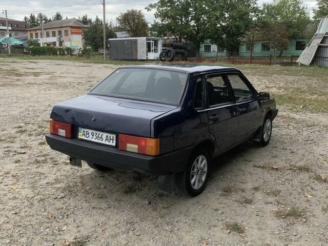 Синий ВАЗ 21099, объемом двигателя 1.5 л и пробегом 201 тыс. км за 1499 $, фото 3 на Automoto.ua