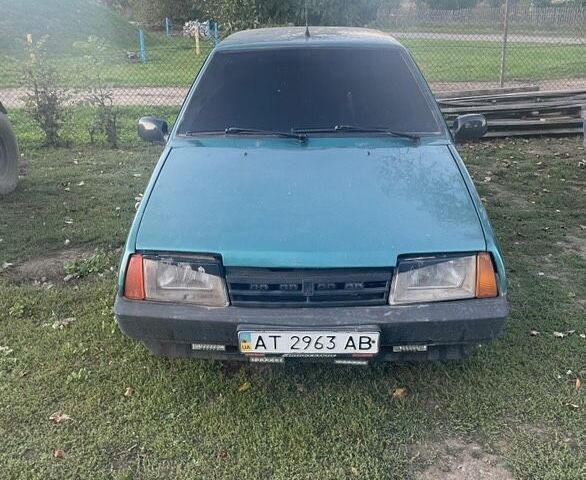 Зеленый ВАЗ 21099, объемом двигателя 1.5 л и пробегом 2 тыс. км за 480 $, фото 1 на Automoto.ua