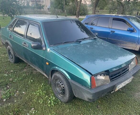 Зеленый ВАЗ 21099, объемом двигателя 1.5 л и пробегом 2 тыс. км за 480 $, фото 2 на Automoto.ua