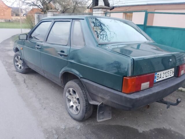 Зеленый ВАЗ 21099, объемом двигателя 1.5 л и пробегом 280 тыс. км за 1350 $, фото 1 на Automoto.ua