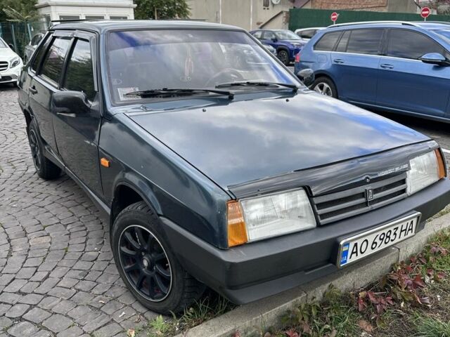 Зеленый ВАЗ 21099, объемом двигателя 1.5 л и пробегом 168 тыс. км за 1400 $, фото 4 на Automoto.ua